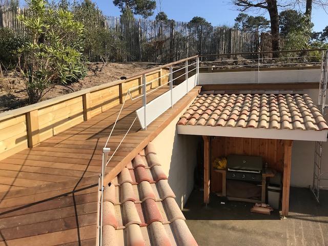 Nos terrasses en Bois Biscarrosse