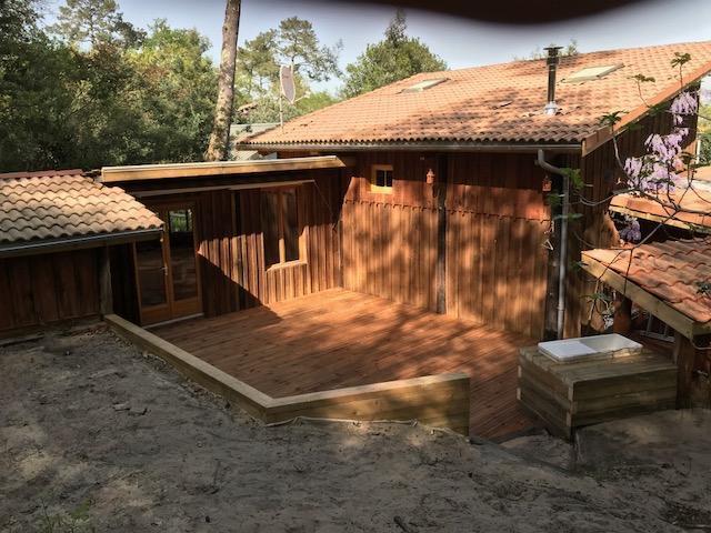 Nos terrasses en Bois Biscarrosse