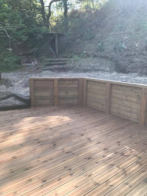 Nos travaux de terrasses en Bois Biscarrosse